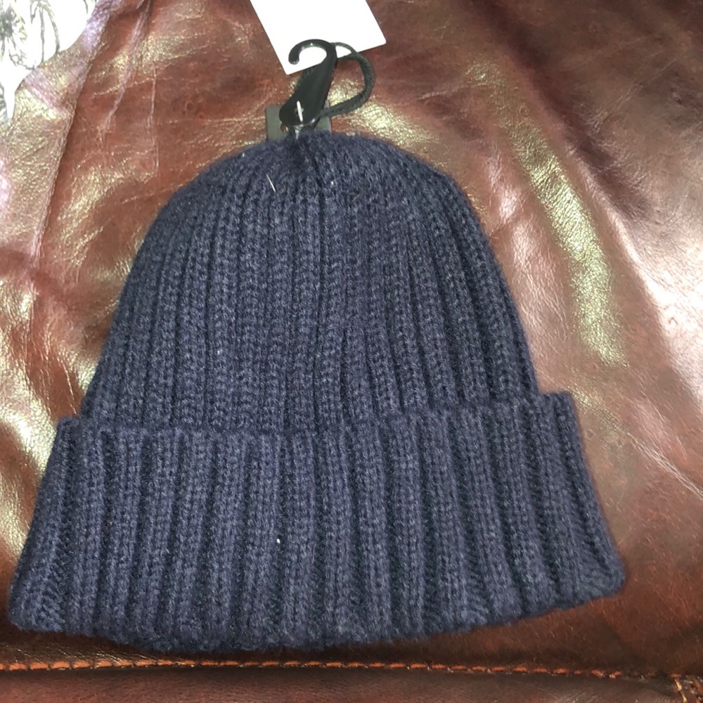 blue beanie